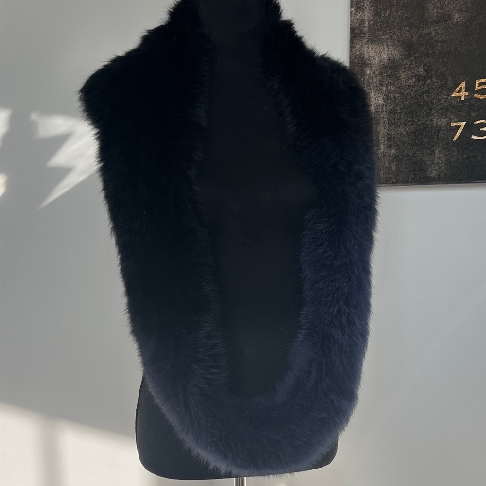 Genuine fur scarf
